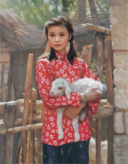 王胜利 2000年作 故乡·红闺女